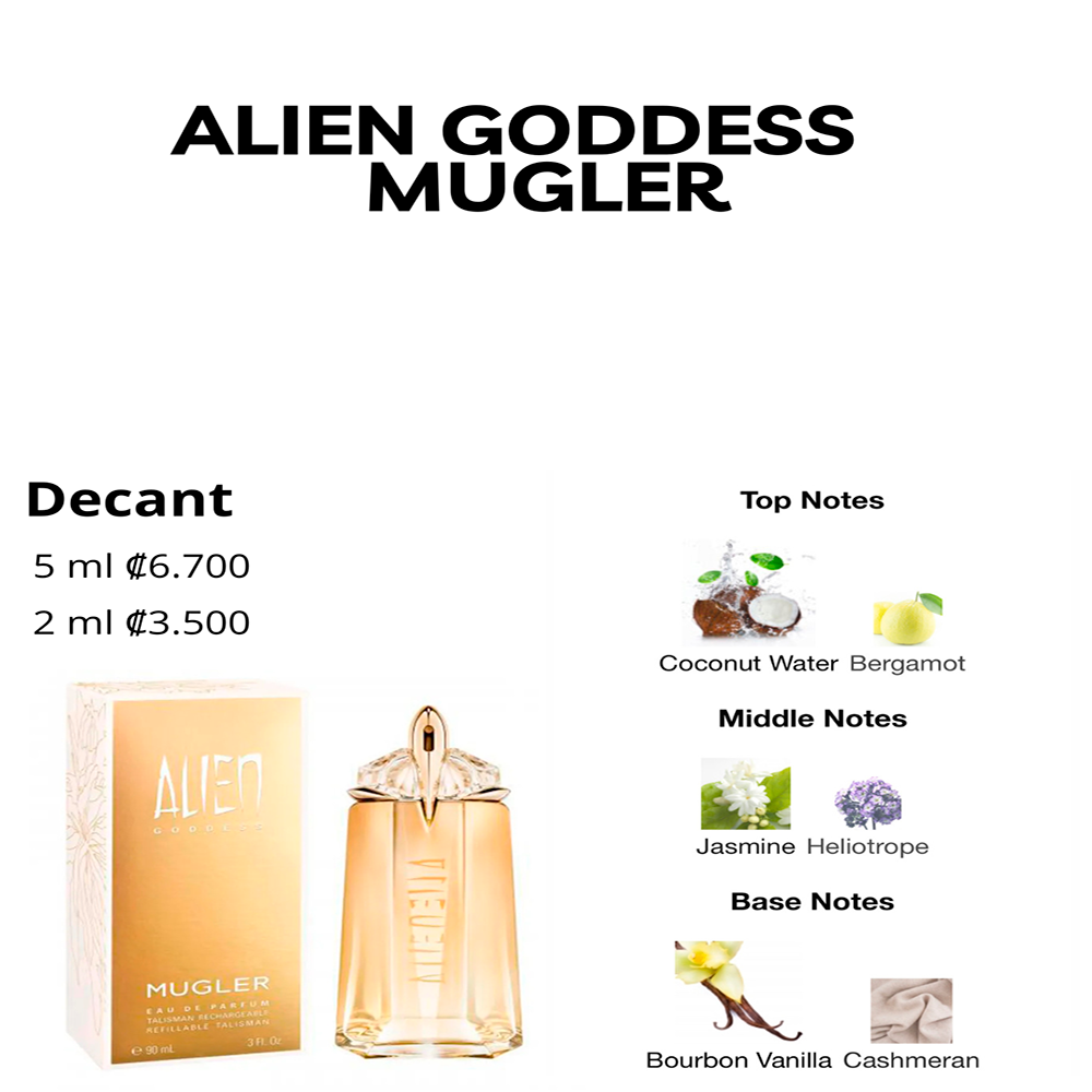 Perfil olfativo de ALIEN GODDESS MUGLER