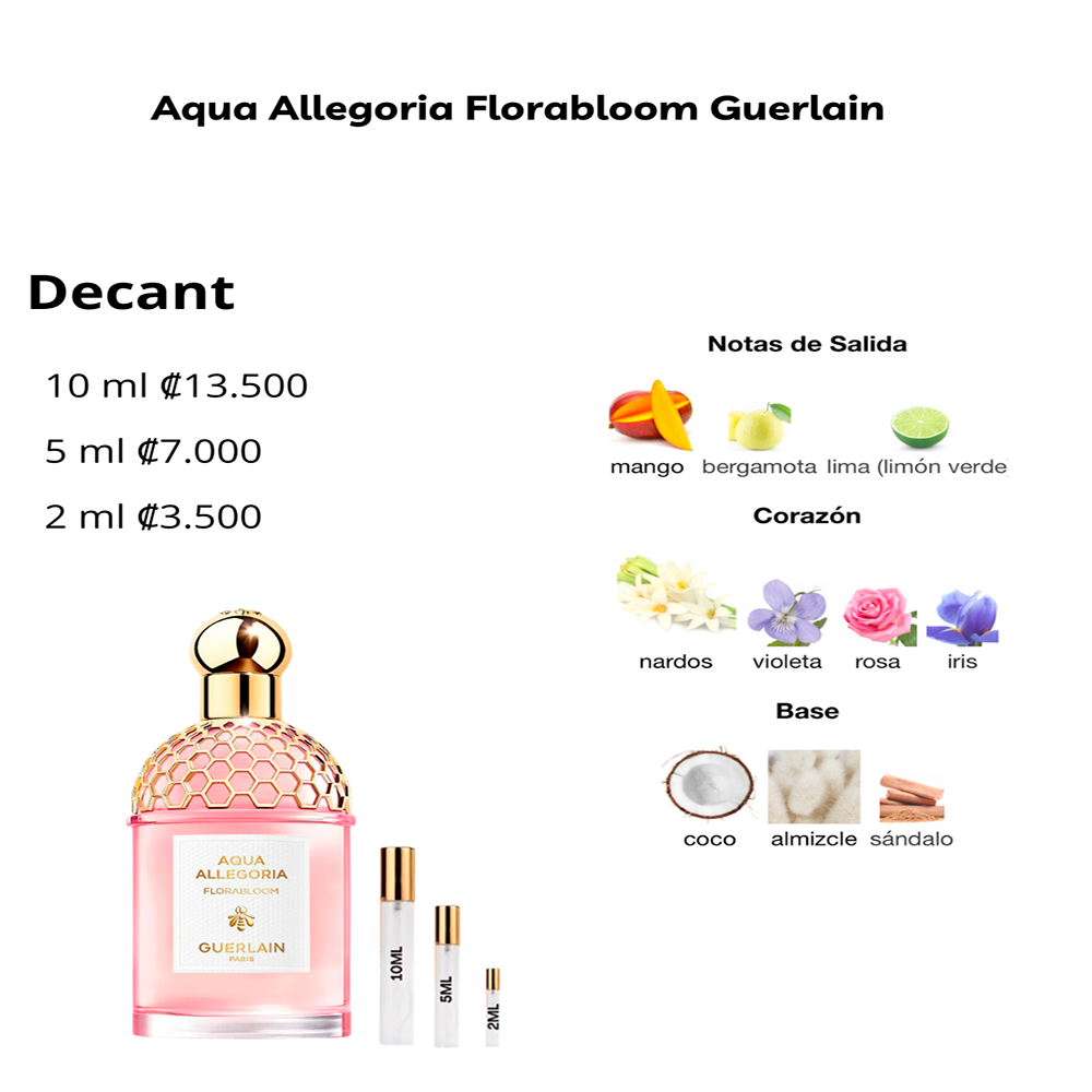 Perfil olfativo de Aqua Allegoria Florabloom Guerlain