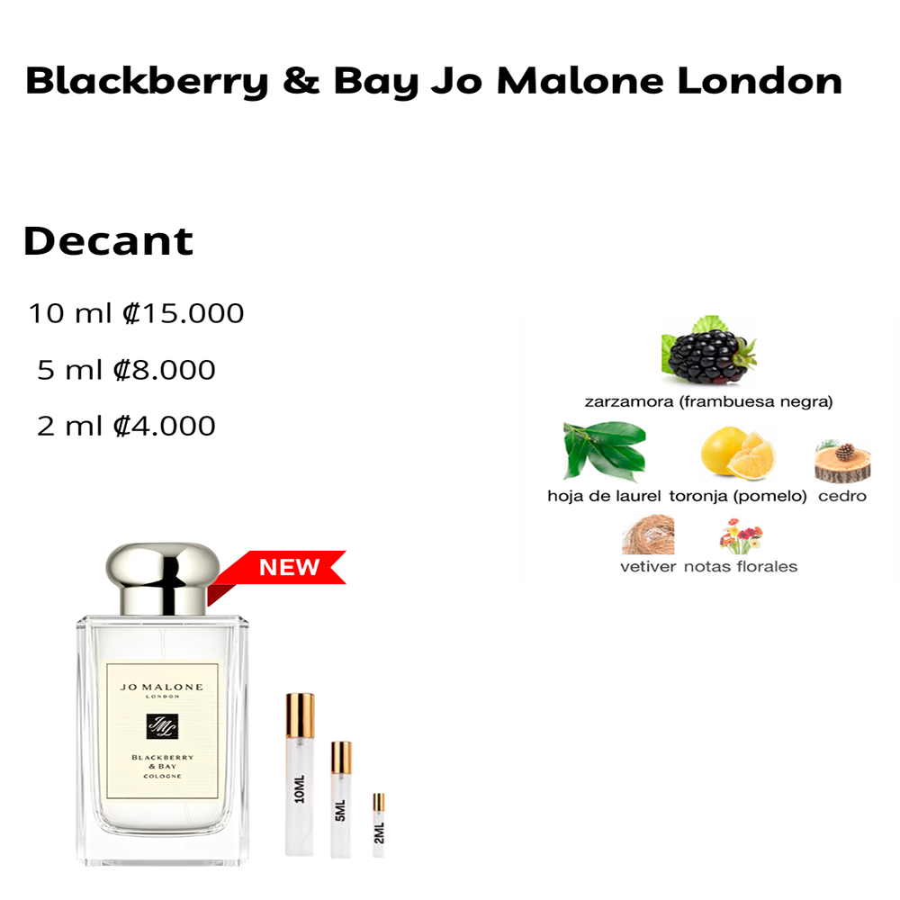 Perfil olfativo de Blackberry y Bay Jo Malone London