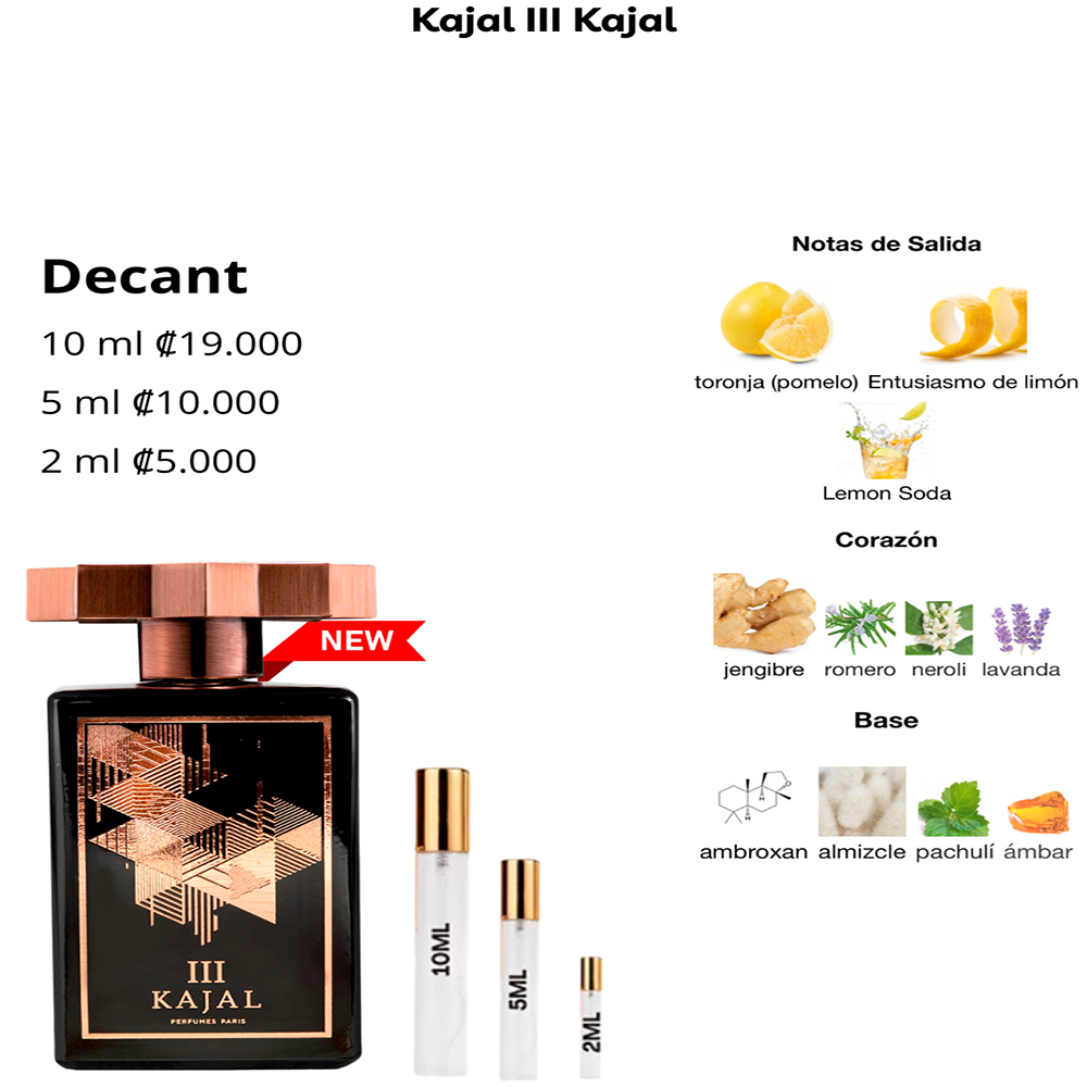 Perfil olfativo de Kajal III