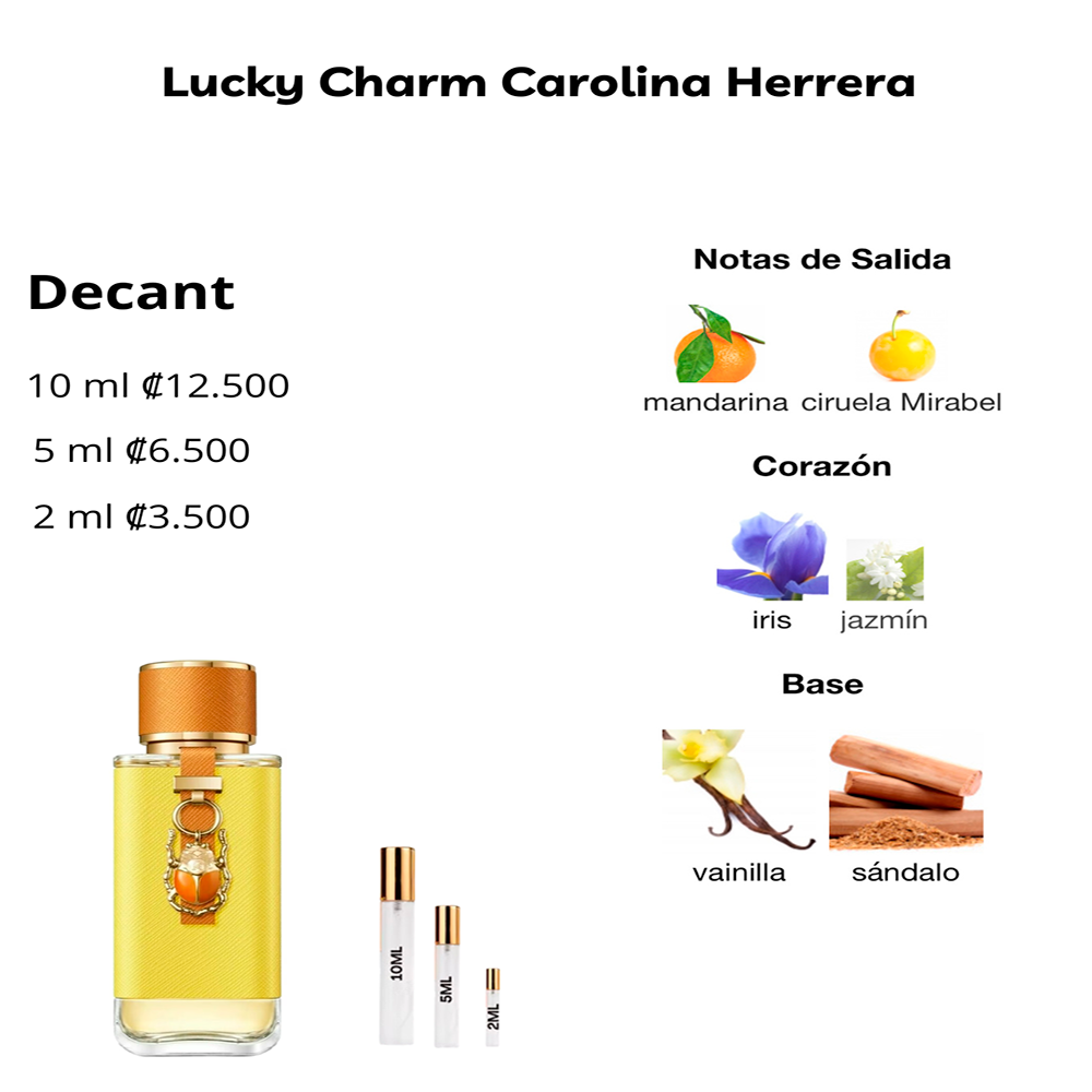 Perfil olfativo de Lucky Charm Carolina Herrera