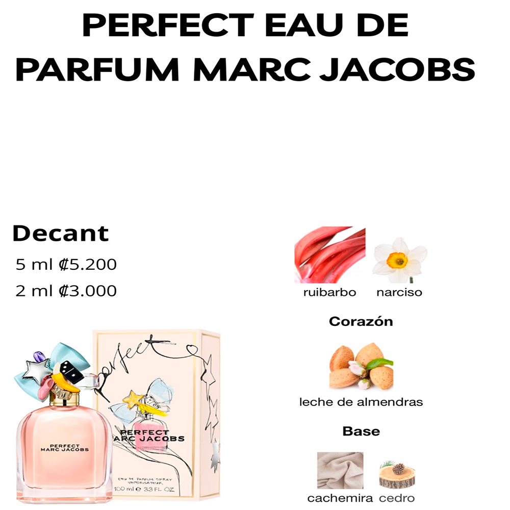 Perfil olfativo de PERFECT MARC JACOBS EAU DE PARFUM