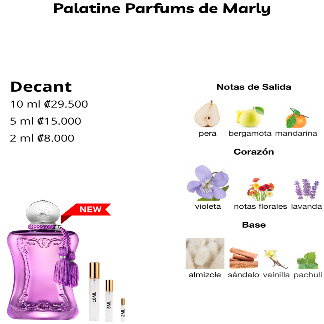 Perfil olfativo de Palatine Parfums de Marly