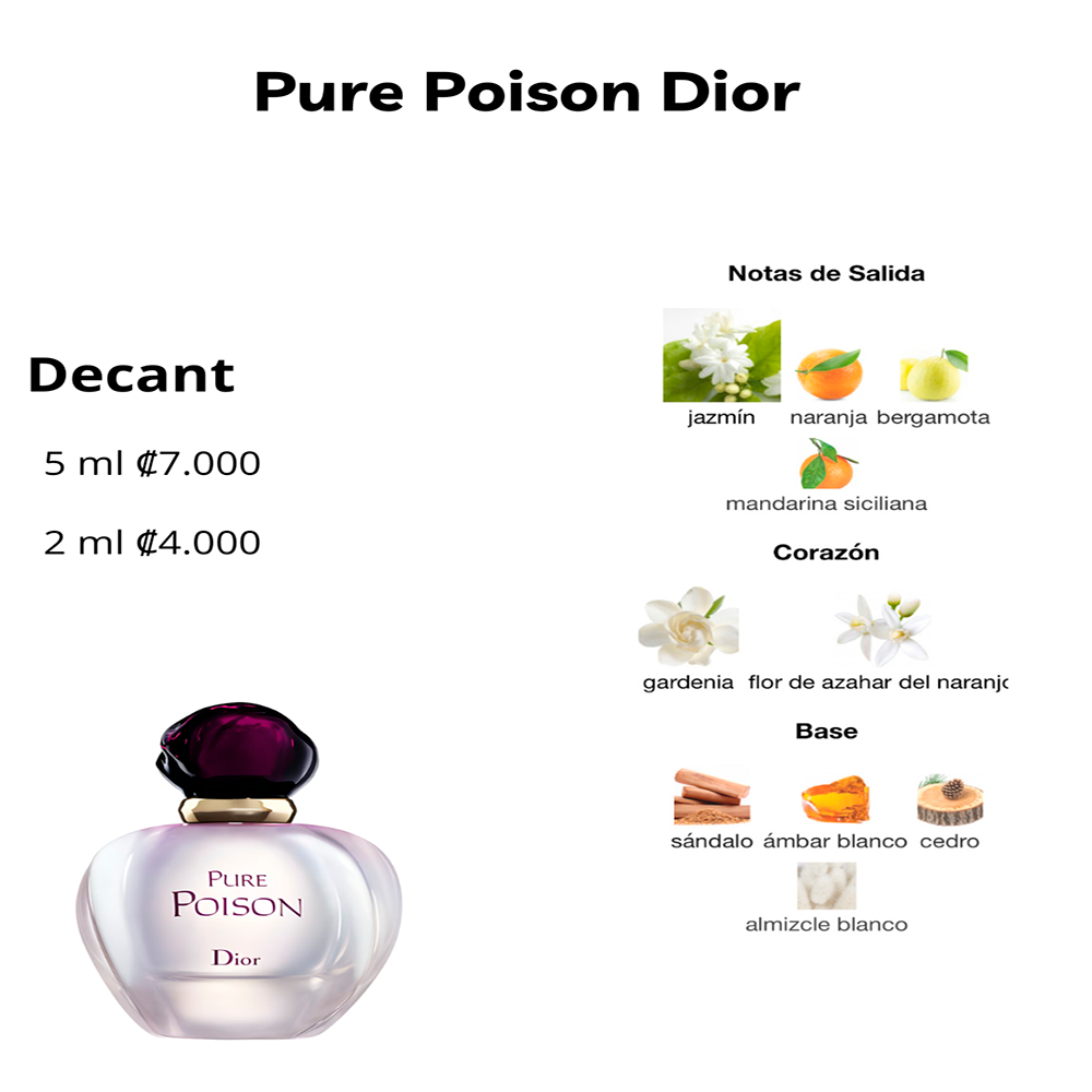 Perfil olfativo de Pure Poison Dior