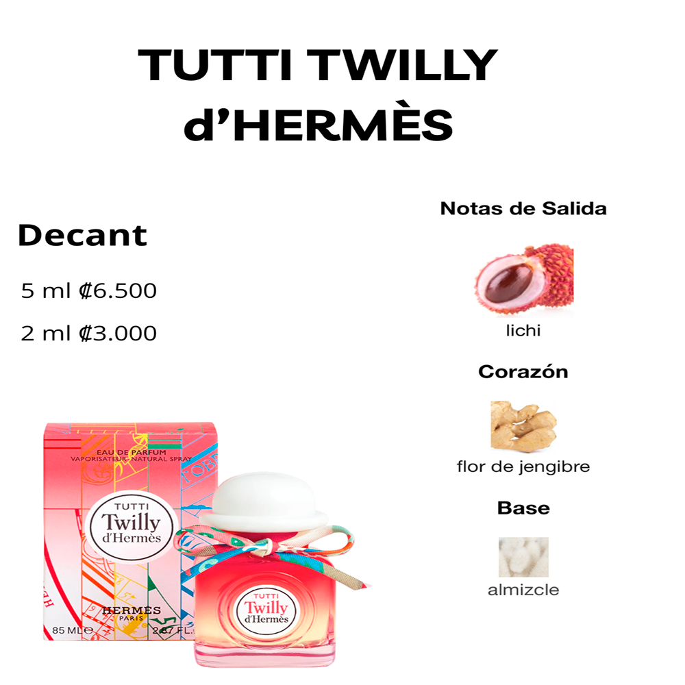 Perfil olfativo de TUTTI TWILLY d’HERMÈS