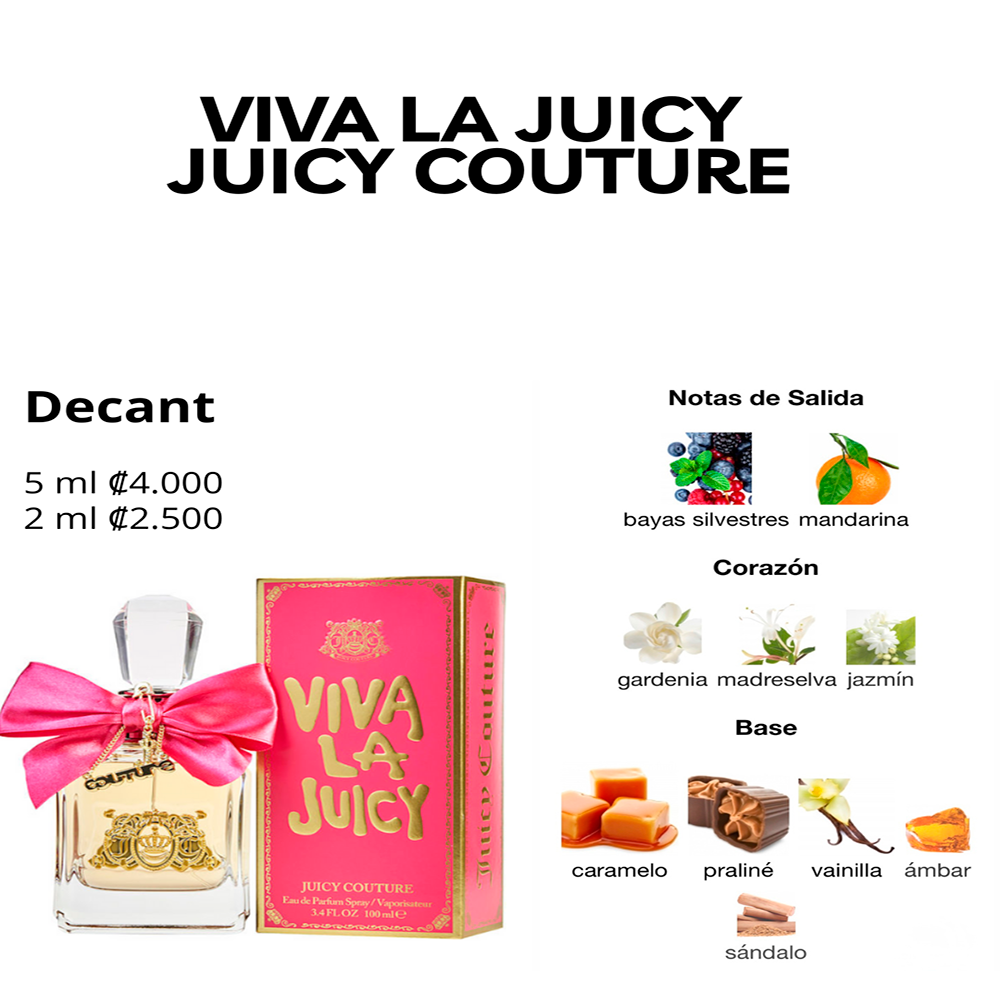 Perfil olfativo de VIVA LA JUICY JUICY COUTURE